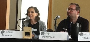 Luigi Petruzzelli - with Debora Montanari - during his panel at ChiCon7-Hugo Awards 2012